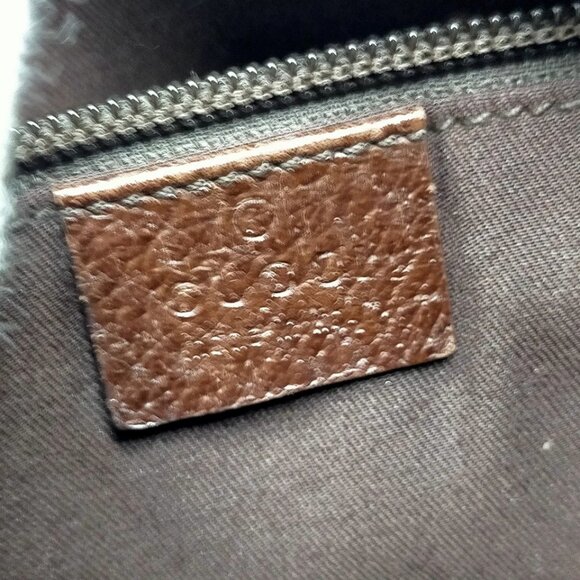 Gucci Shoulder Bag Brown Canvas 417-070325 - Picture 13 of 13